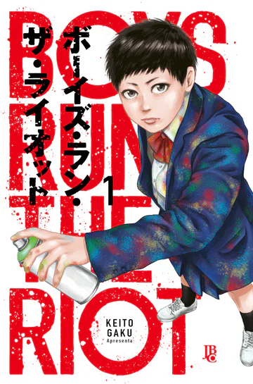 Capa de Boys Run the Riot #01, Editora JBC
