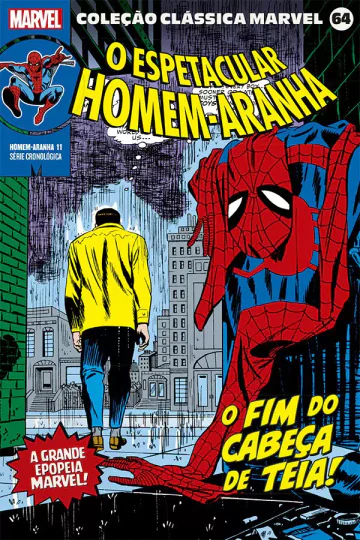 Capa de Coleção Clássica Marvel Vol. 64 - Homem-Aranha 11, Panini