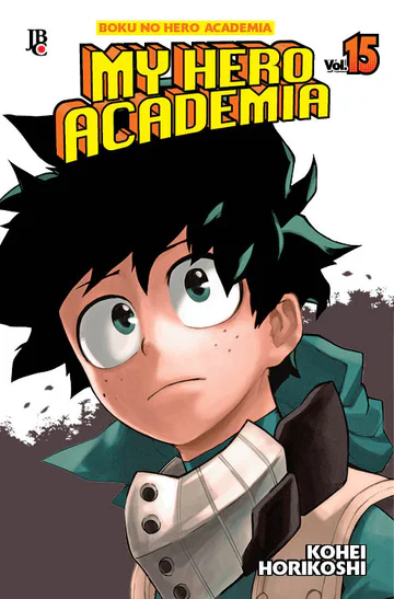 Capa de My Hero Academia #15, Editora JBC