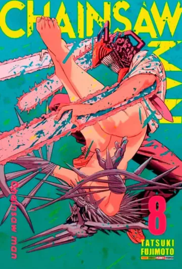 Capa de Chainsaw Man Vol. 8, Panini