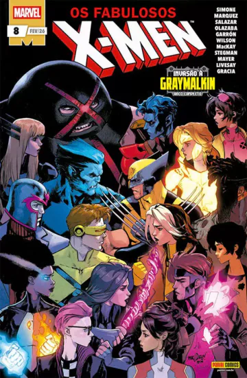 Capa de Os Fabulosos X-Men (2025) 08, Panini