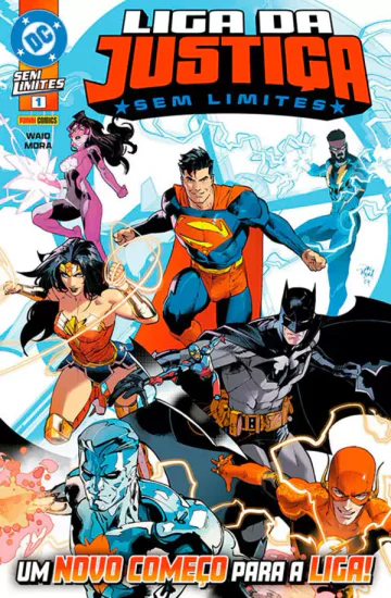 Capa de Liga Da Justiça Sem Limites (2025) 01, Panini