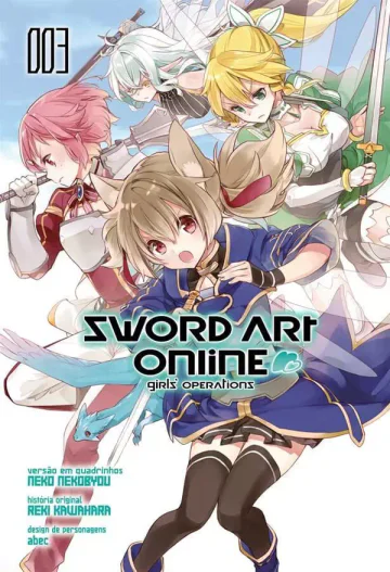 Capa de Sword Art Online: Girl's Operations Vol. 3, Panini