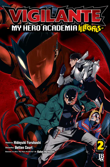 Capa de Vigilante: My Hero Academia Illegals #02, Editora JBC