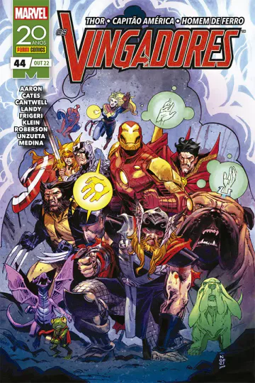 Capa de Os Vingadores Vol. 44, Panini