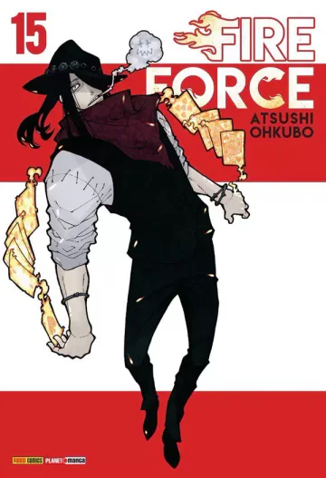 Capa de Fire Force Vol. 15, Panini