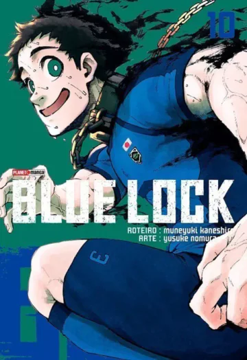 Capa de Blue Lock Vol. 10, Panini