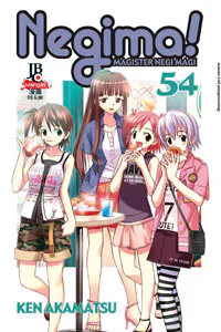Capa de Negima #54, Editora JBC