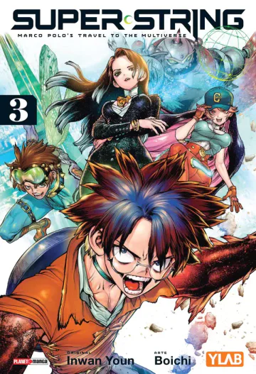 Capa de Super String: Marco Polo's Travel To The Multiverse Vol. 3, Panini