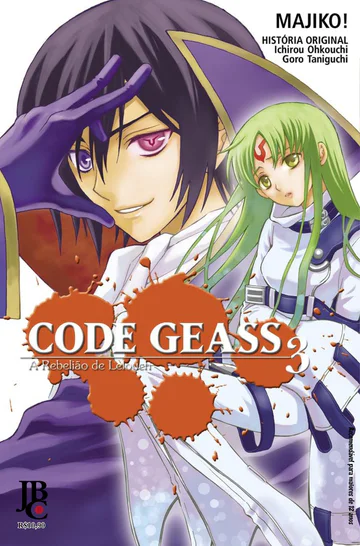 Capa de Code Geass – A Rebelião de Lelouch #03, Editora JBC