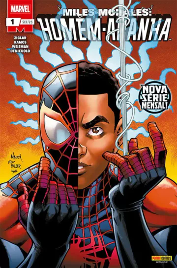 Capa de Miles Morales: Homem-Aranha (2025) 01, Panini