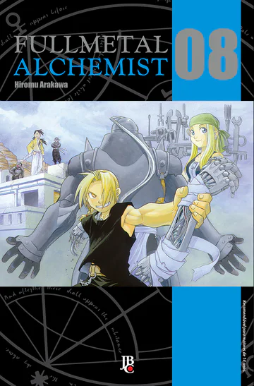 Capa de Fullmetal Alchemist ESP. #08, Editora JBC