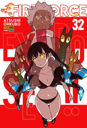 Capa de Fire Force Vol. 32, Panini