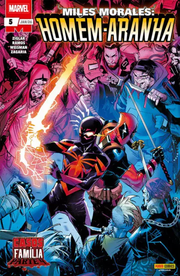 Capa de Miles Morales: Homem-Aranha (2025) 05, Panini