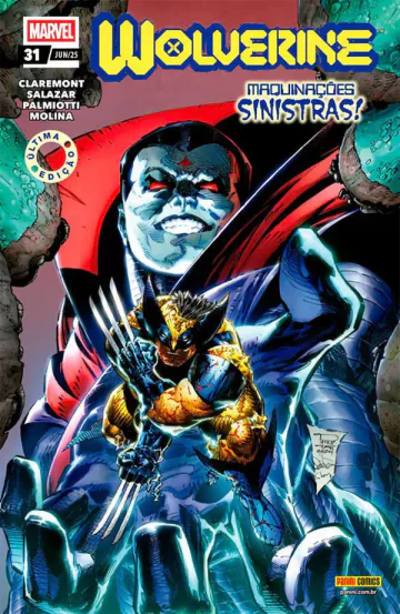 Capa de Wolverine (2022) Vol. 31, Panini