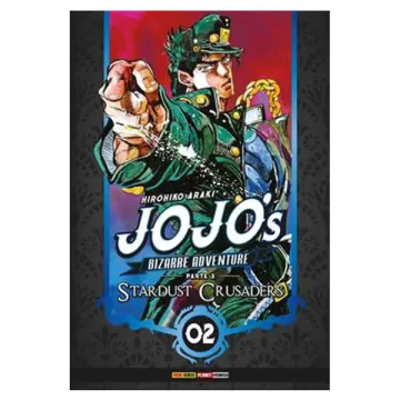 Capa de Jojo's Bizarre Adventure Parte 3: Stardust Crusaders Vol. 2, Panini