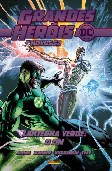 Capa de Grandes Heróis DC: Os Novos 52 Vol. 27 - Lanterna Verde: O Fim, Panini