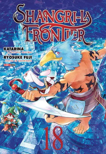 Capa de Shangri-la Frontier Vol. 18, Panini