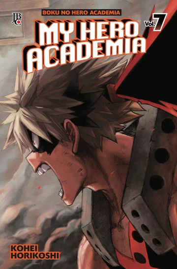 Capa de My Hero Academia #07, Editora JBC
