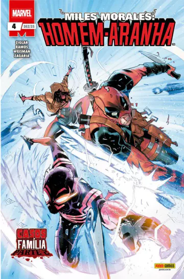 Capa de Miles Morales: Homem-Aranha (2025) 04, Panini