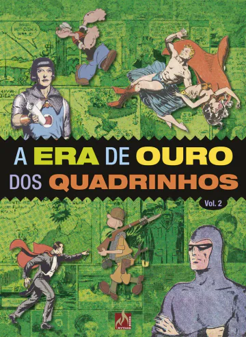 Capa de A Era de Ouro dos Quadrinhos — Volume 2, Mythos Editora