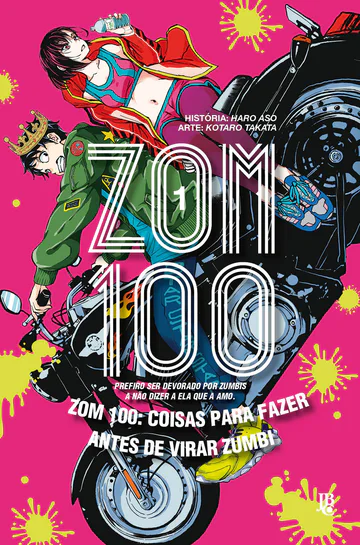 Capa de Zom 100 #01, Editora JBC