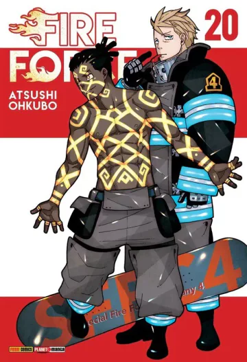 Capa de Fire Force Vol. 20, Panini