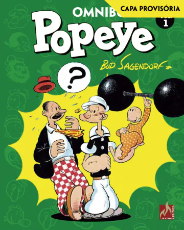 Capa de Popeye — Bud Savendorf Omnibus, Volume 1, Mythos Editora