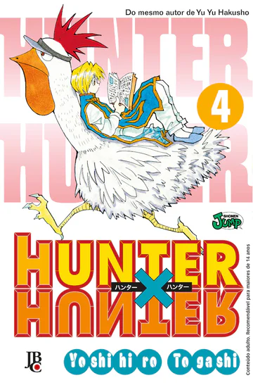Capa de Hunter X Hunter #04, Editora JBC