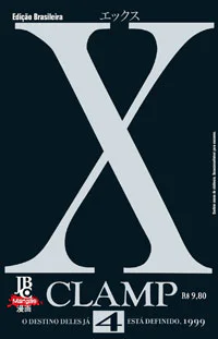 Capa de X #04, Editora JBC