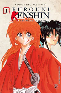 Capa de Rurouni Kenshin #01, Editora JBC