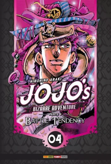 Capa de Jojo's Bizarre Adventure Parte 2: Battle Tendency Vol. 4, Panini
