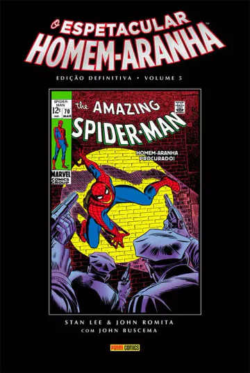 Capa de O Espetacular Homem-Aranha Edição Definitiva Vol. 5, Panini