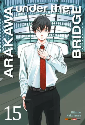 Capa de Arakawa Under The Bridge Vol. 15, Panini
