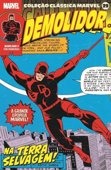 Capa de Coleção Clássica Marvel Vol. 29 - Demolidor Vol. 3, Panini