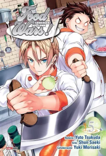 Capa de Food Wars Vol. 5, Panini