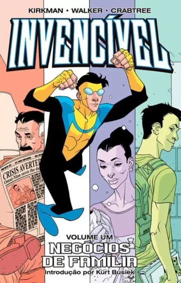 Capa de Invencível Vol. 01 - Negócios De Família, Panini