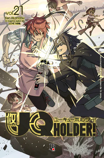 Capa de UQ Holder! #21, Editora JBC