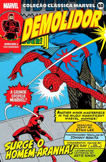 Capa de Coleção Clássica Marvel Vol. 50 - Demolidor 04, Panini