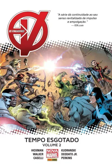 Capa de Vingadores: Tempo Esgotado Vol. 2, Panini