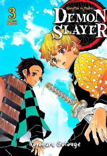 Capa de Demon Slayer - Kimetsu No Yaiba Vol. 3, Panini