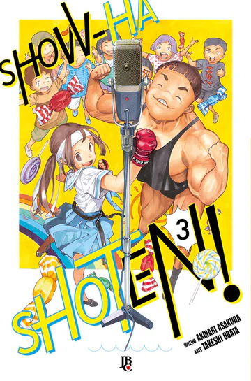 Capa de Show-ha Shoten! #03, Editora JBC