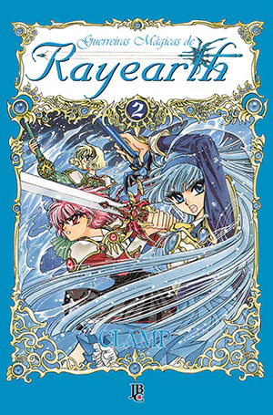 Capa de Guerreiras Mágicas de Rayearth #02, Editora JBC