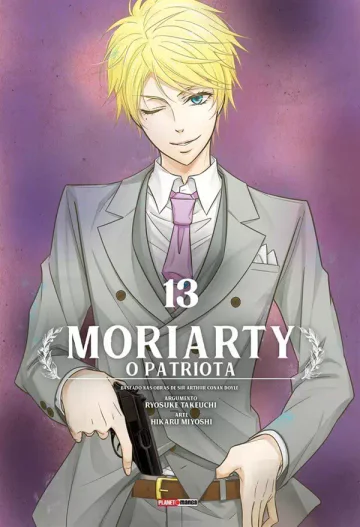 Capa de Moriarty: O Patriota Vol. 13, Panini