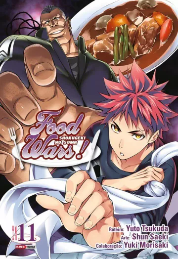 Capa de Food Wars Vol. 11, Panini