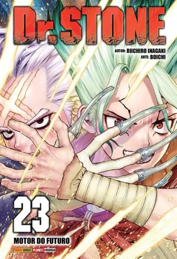 Capa de Dr. Stone Vol. 23, Panini
