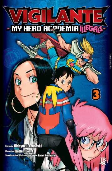 Capa de Vigilante: My Hero Academia Illegals #03, Editora JBC