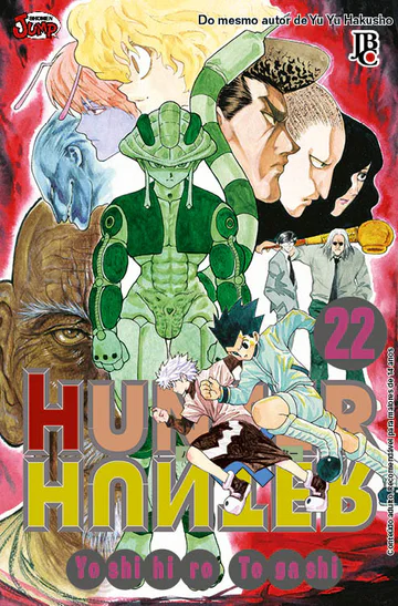 Capa de Hunter X Hunter #22, Editora JBC