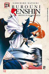 Capa de Rurouni Kenshin #23, Editora JBC