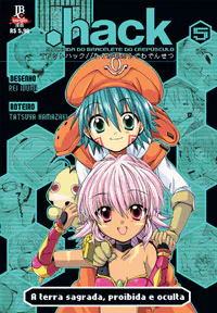 Capa de .hack//A Lenda do Bracelete do Crepúsculo #05, Editora JBC